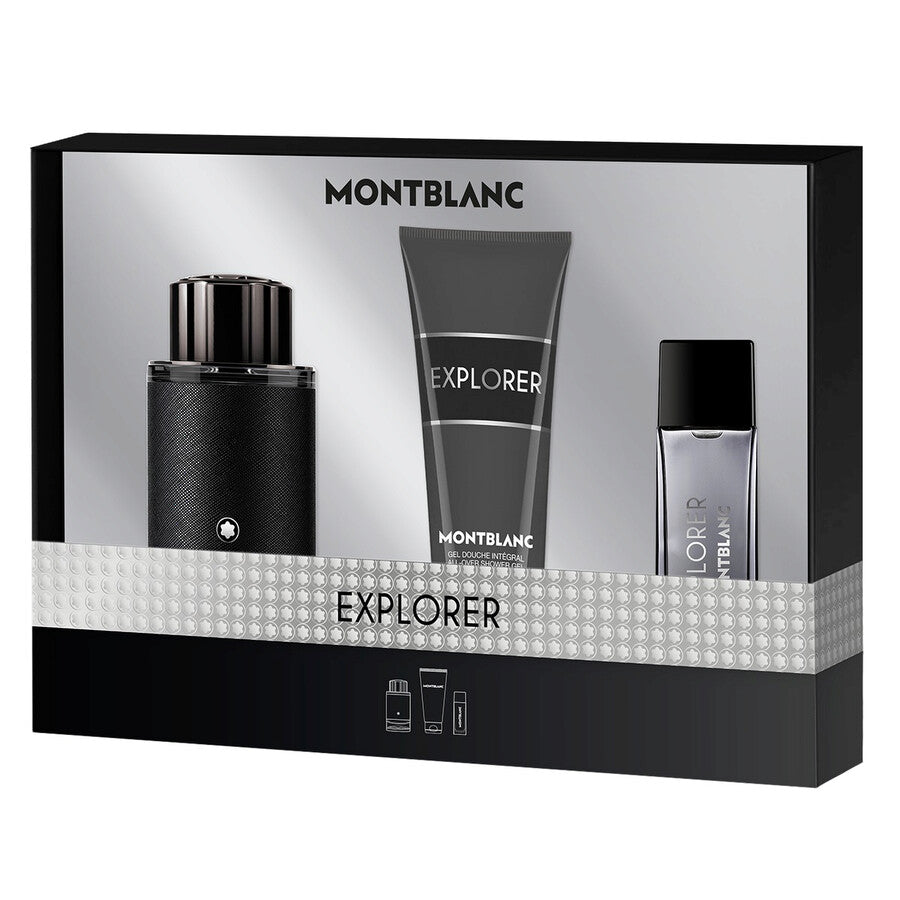 Mont Blanc Explorer Men (Edp 100ml + 15ml Mini + 100ml S/G) 3pcs Gift Set