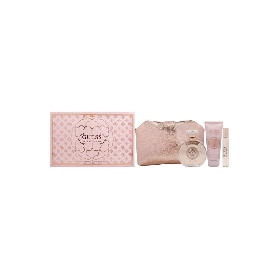 Guess Bella Vita Rosa Women 4s Set (Edt 100ml+ Edt 15ml+ B/L 100ml+ Pouch)