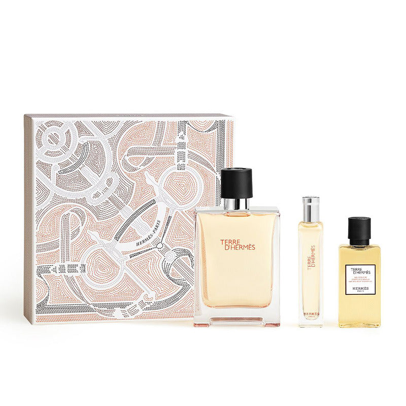 Terre D Hermes Men 3s Set ( Edt 100ml+ Edt 15ml+ Asl 40ml)