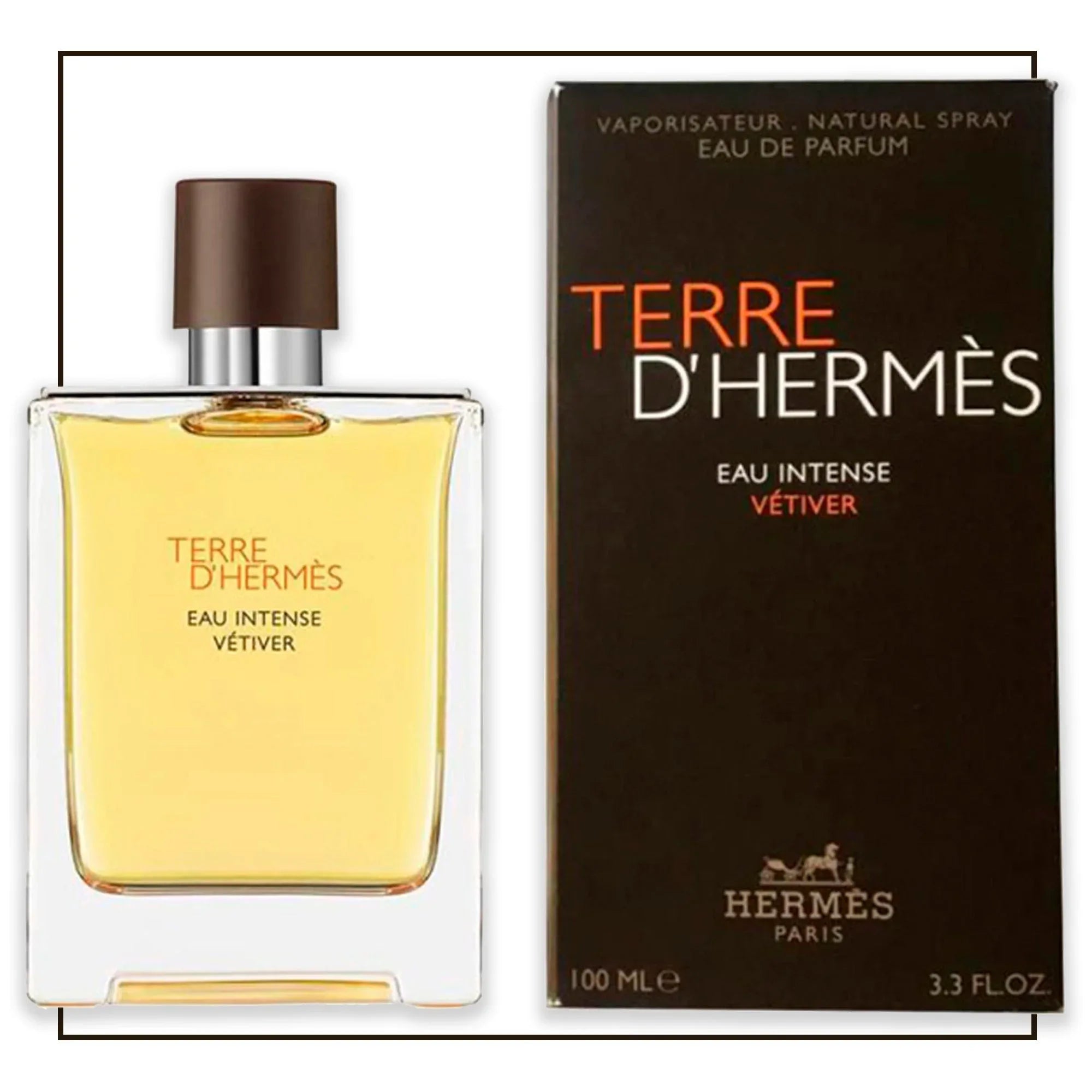 Hermes Terre D' Eau Intense Vetiver Men Edp Perfume 100ML 