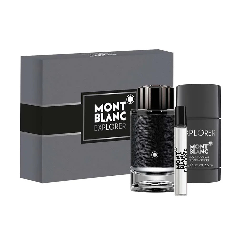 Mont Blanc Men's Explorer Gift Set Fragrances 