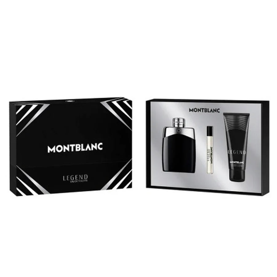 Mont Blanc Legend 3s Set (Edt 100ml+ Edt 7.5ml+ S/Gel 100ml) 