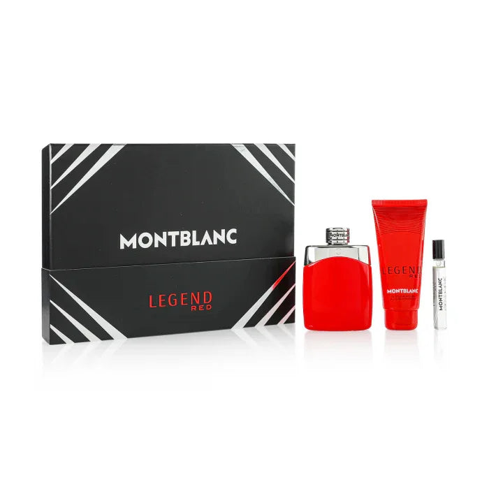 Mont Blanc Legend Red Men Edp 3s Set (100ml+7.5ml+75g Deostick) 
