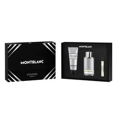 Mont Blanc Explorer Platinum 3s Set (Edp 100ml+Edp 7.5ml+S/G 100ml) 