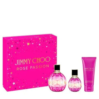 Jimmy Choo Rose Passion Women Set 3s (Edp 100ml+ Edp 7.5ml+ S/G 100ml) 