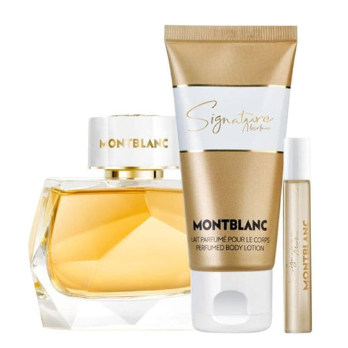 Mont Blanc Signature Absolu 3s Set (Edp 90ml+ 100ml B/L + 7.5ml Mini)