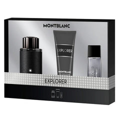 Mont Blanc Explorer Men (Edp 100ml + 15ml Mini + 100ml S/G) 3pcs Gift Set 
