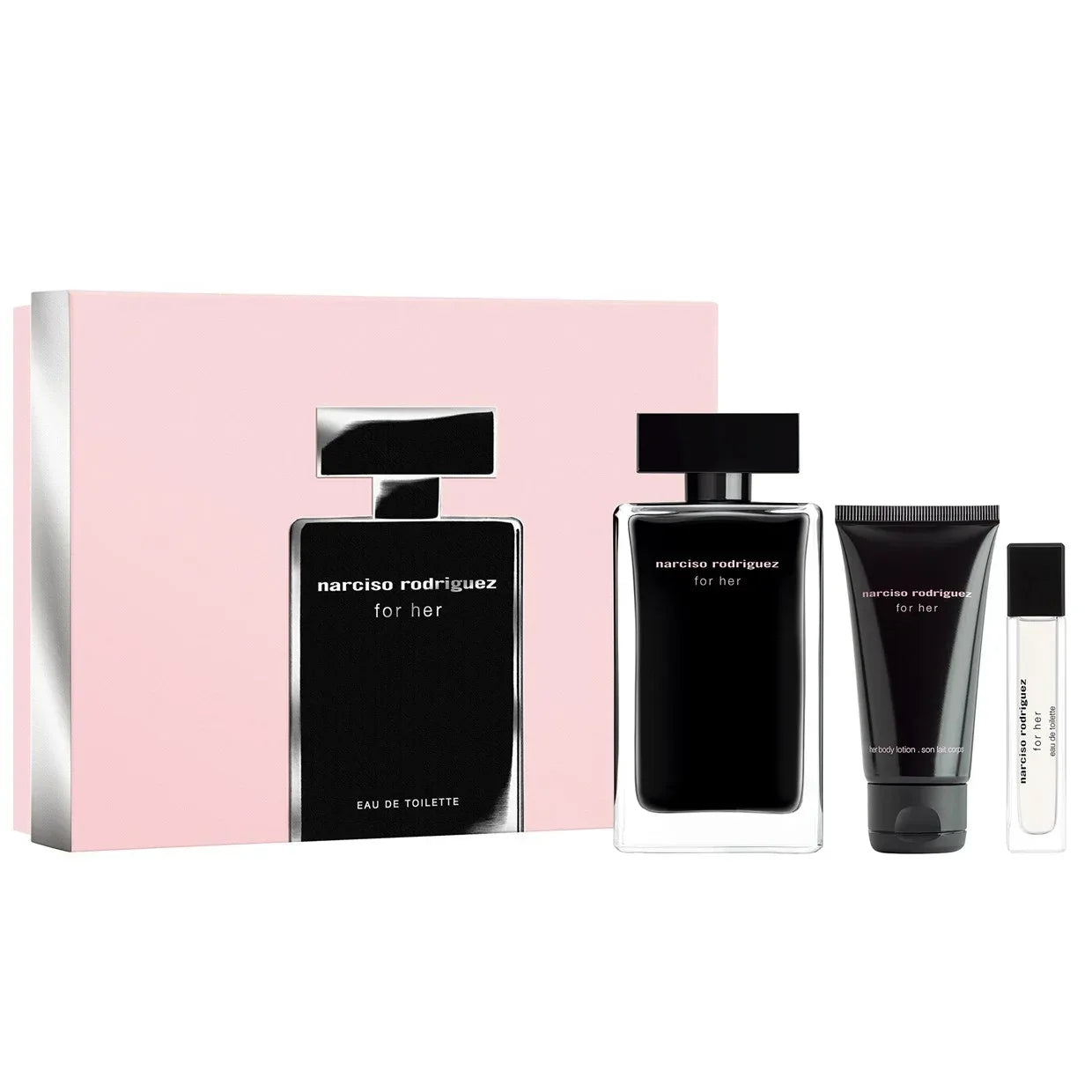 Narciso Rodriguez Women 3s Set (Edt 100ml+B/L+10ml) 
