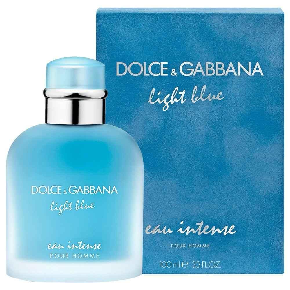 Dolce & Gabbana Light Blue Eau Intense Edp Perfume For Men 100Ml 