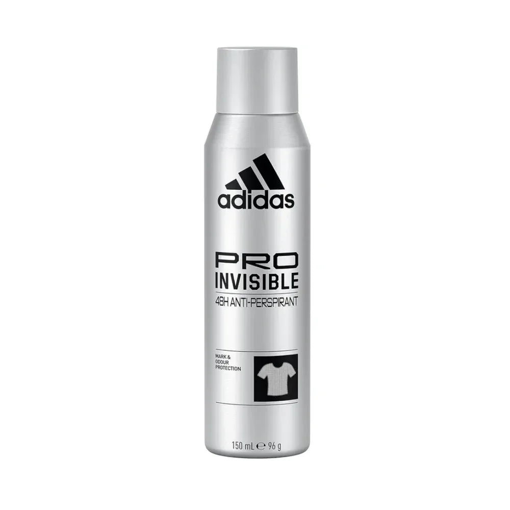 Adidas Pro Invisible Deodorant Spray For Men 150Ml 