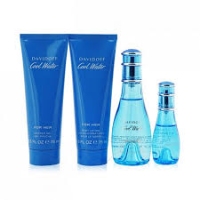 Davidoff Cool Water Women Set 3s (50ml+ B/L 75ml+ 15ml Mini)