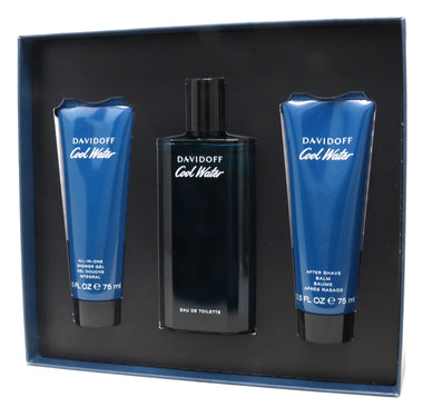 Davidoff Cool Water Men (Edt 125ml + A/S + S/G) 3pcs Gift Set - Perfume Online