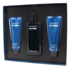 Davidoff Cool Water Men (Edt 125ml + A/S + S/G) 3pcs Gift Set 