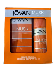 Jovan Musk For Men Gift Set Cologne 88ML Deodorant Body Spray 150ML 