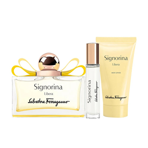 Salvatore Ferragamo Signorina Libera Women Set EDP 100Ml+EDP 10Ml+Body Lotion 50Ml