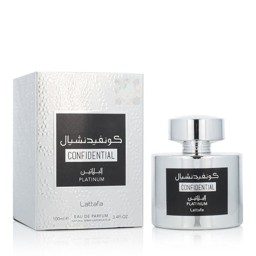 Lattafa Unisex Confidential Platinum EDP Perfume 100ML