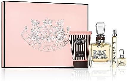 Juicy Couture Women 4 Gift Set( Edp 100ml+ Edp 10ml+Edp 5ml+ Royal Body Cream) 
