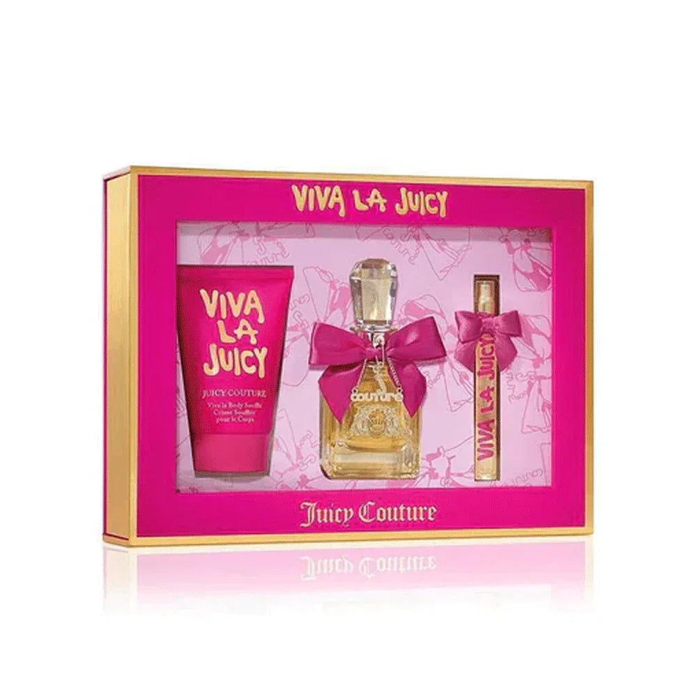 Viva La Juicy Couture Women 3s Set (Edp 100ml+ Edp 10ml+ B/L 100ml) 
