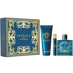 Versace Eros Edt 100 Ml + Shower Gel 150 Ml + Edt 10 Ml Travel Spray 