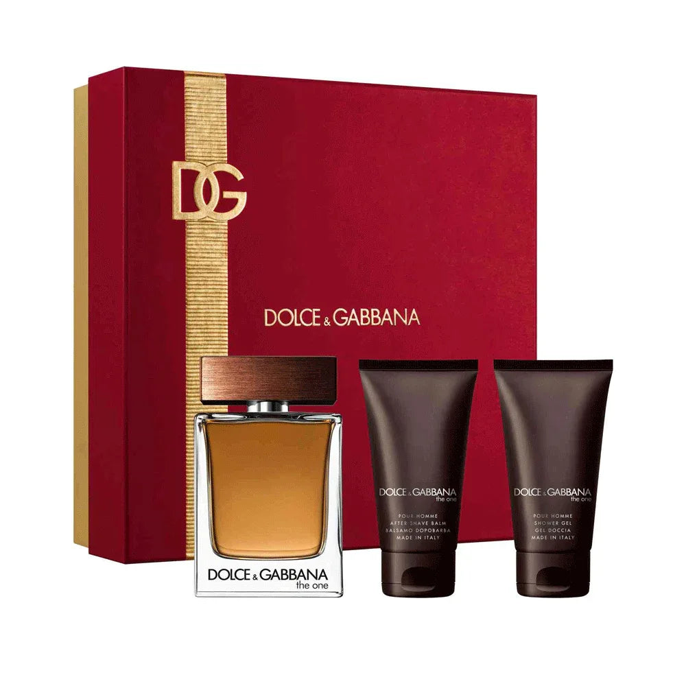 D&G The One Men Edt 3s Gift Set (100ml +50ml B/L + 30ml Mini) 