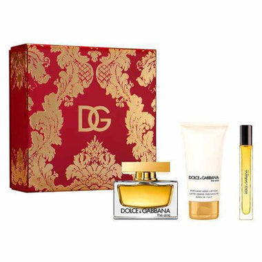 D&G The One Women Set 3s (75ml+ 50ml B/L + 30ml Mini) 