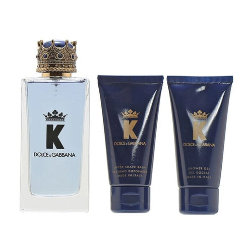 D&G King Men Edp Set (100ml + 50mla/Shav+ 50ml Gel)