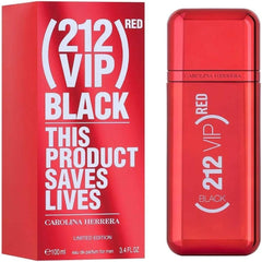 Carolina Hererra 212 Vip Black (Red) EDP Perfume For Men 100Ml