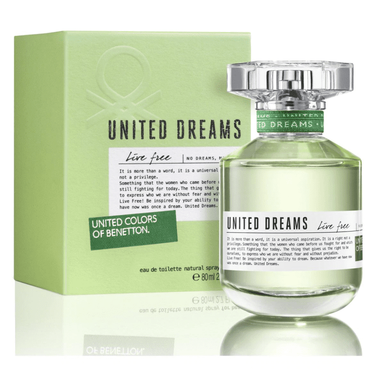 Benetton United Dreams Live Free EDT Perfume For Women 80Ml