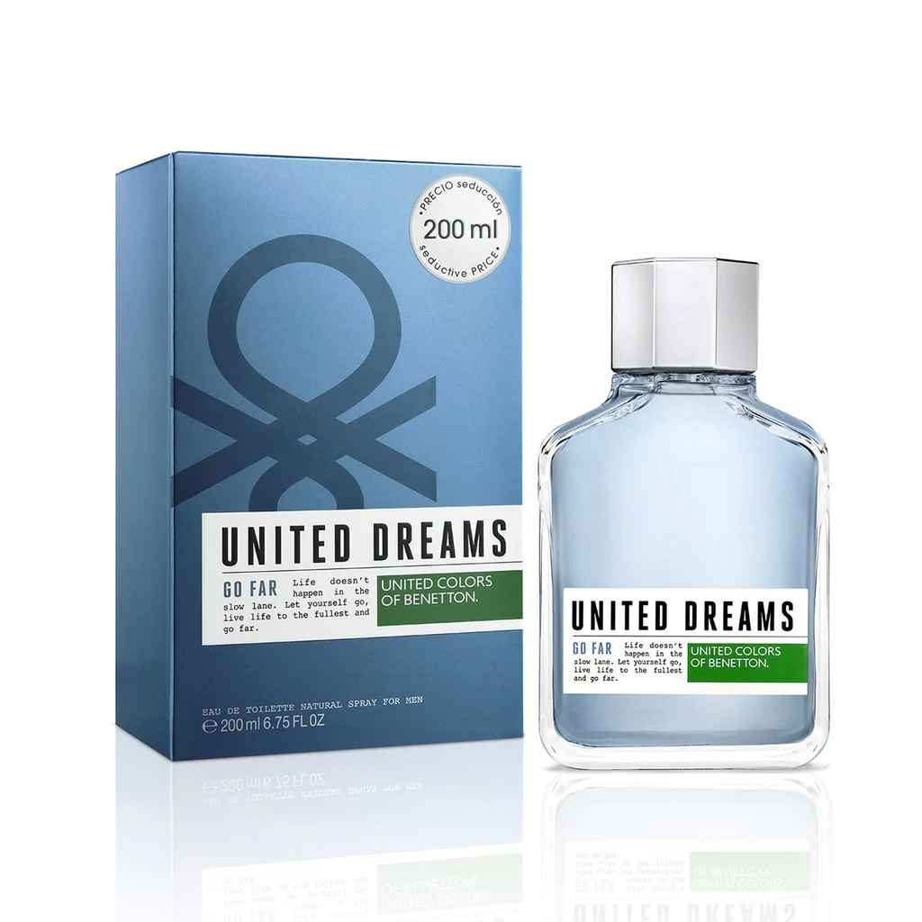 Benetton United Dreams Go Far Edt Perfume For Men 200Ml