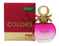 Benetton Colors Pink EDT Perfume For Women 50Ml