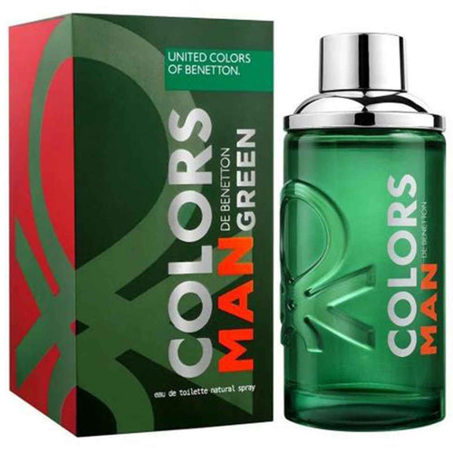 Benetton Colors Man Green Edt Perfume For Men 200Ml