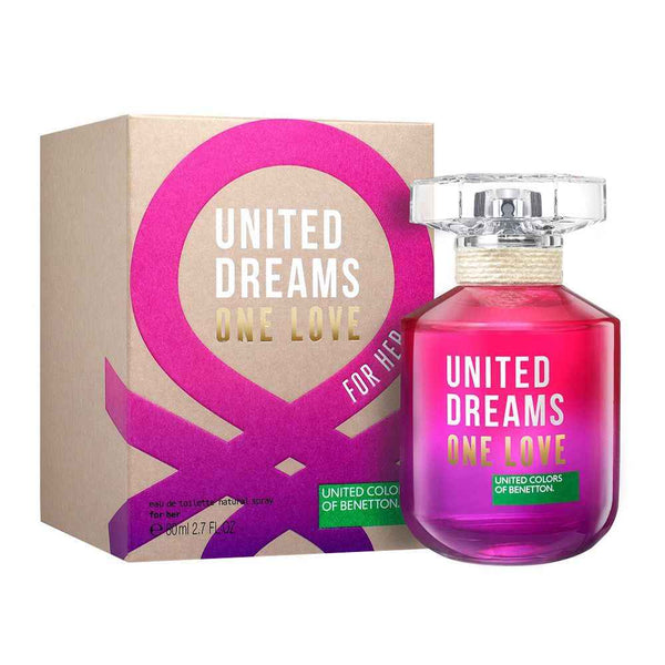 Benetton United Dreams One Love EDT Perfume for Women 80ML