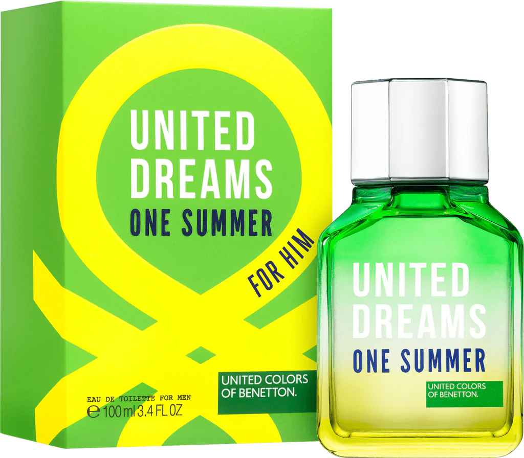 Benetton United Dreams Tonic for Him Masculino EDT Perfume For Men 100Ml
