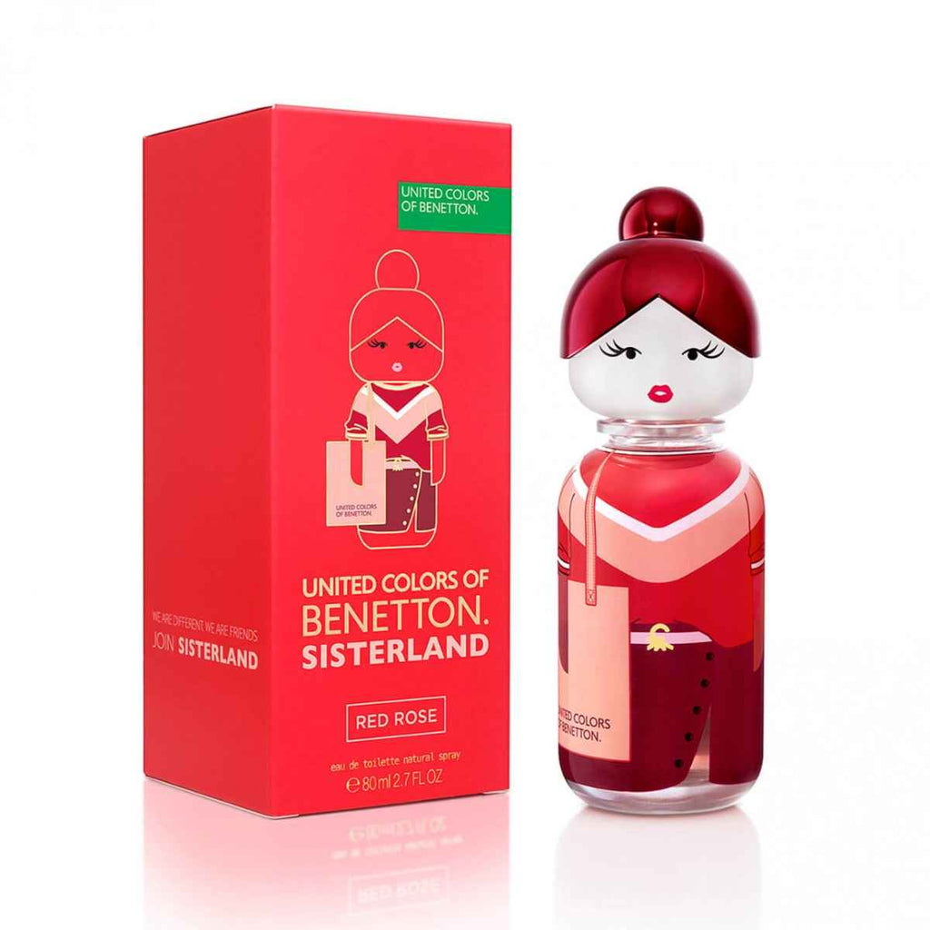 Benetton Sisterland Red Rose EDT Perfume For Women 80Ml