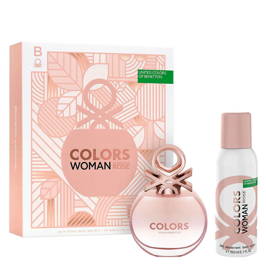 Benetton Colors Rose (Edt-80+Deo-150)