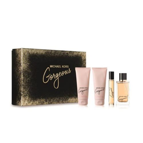 Michael Kors Gorgeous 4s Gift Set (Edp 100ml+S/G 100ml+ Edp 10ml)