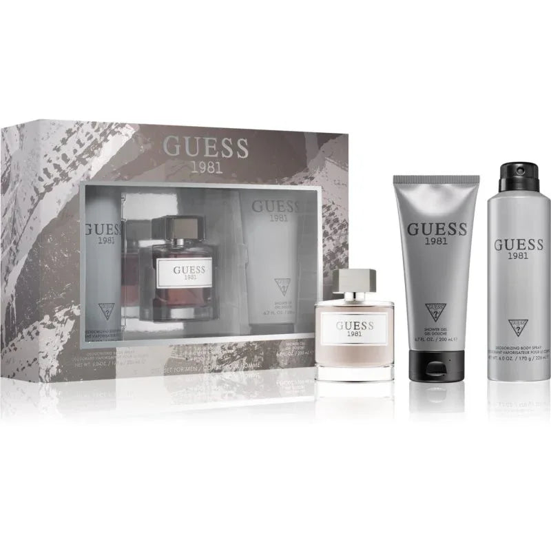 Guess 1981 Men 3 Pc Gift Set 