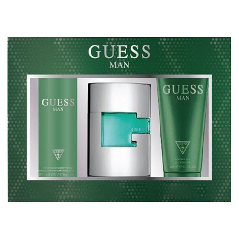 Guess Green Men 3s Gift Set