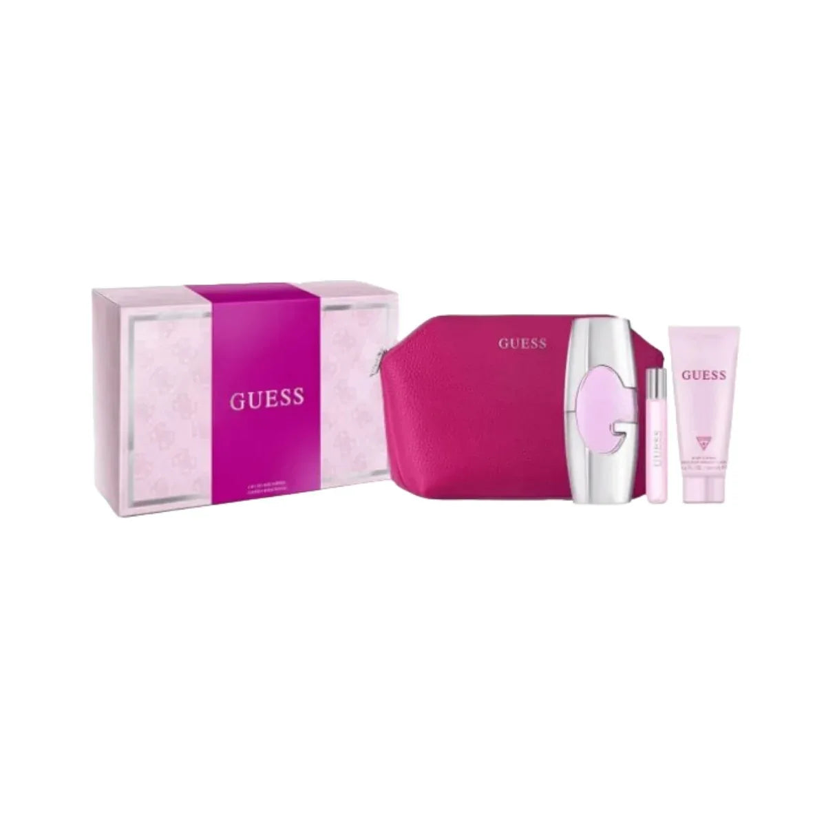 Guess Pink Women 4s Gift Set 