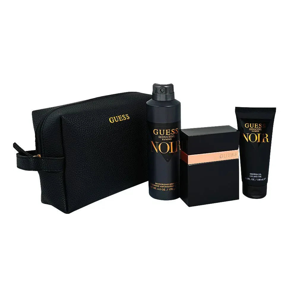 Guess Seductive Noir Men 4s Set (100ml+ 100ml S/G+ 226ml Deo+ Pouch) 