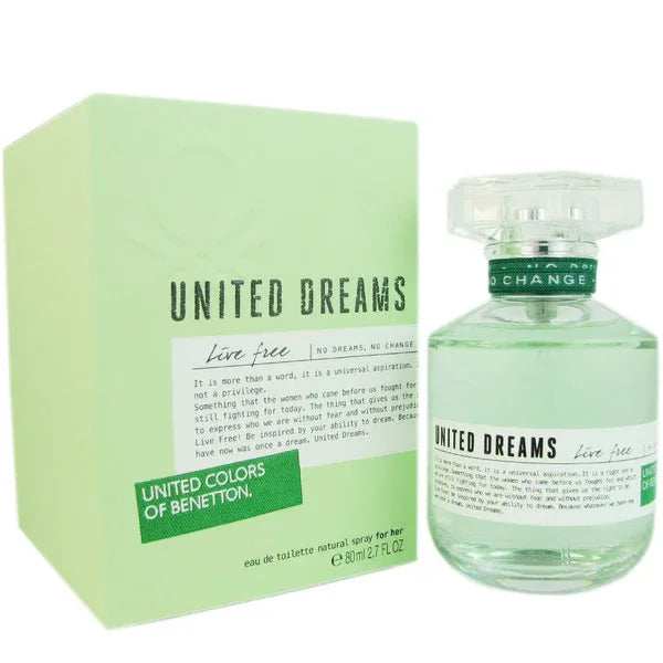 Benetton Live Free Edt Perfume For Women 50Ml