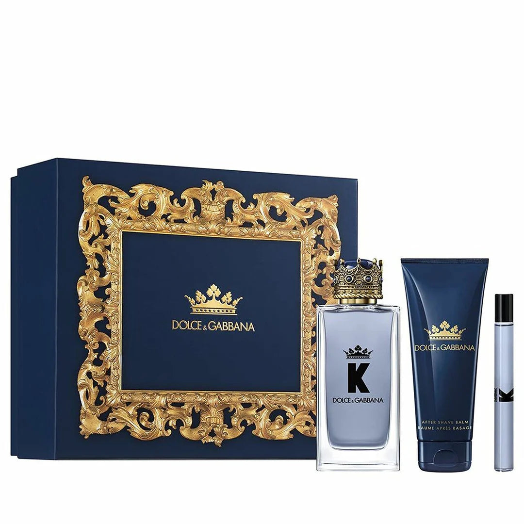 D&G King Men Edt 3s Gift Set (100ml+10ml+50mla/Shave) 