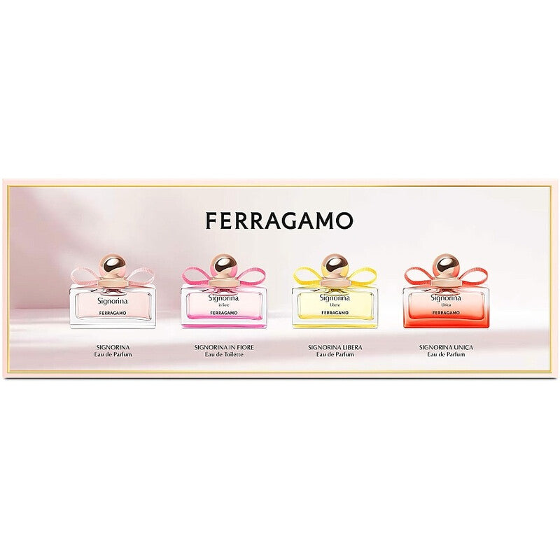 Ferragamo Si 4x5ml Kit Edp In Fiore Libera Unica