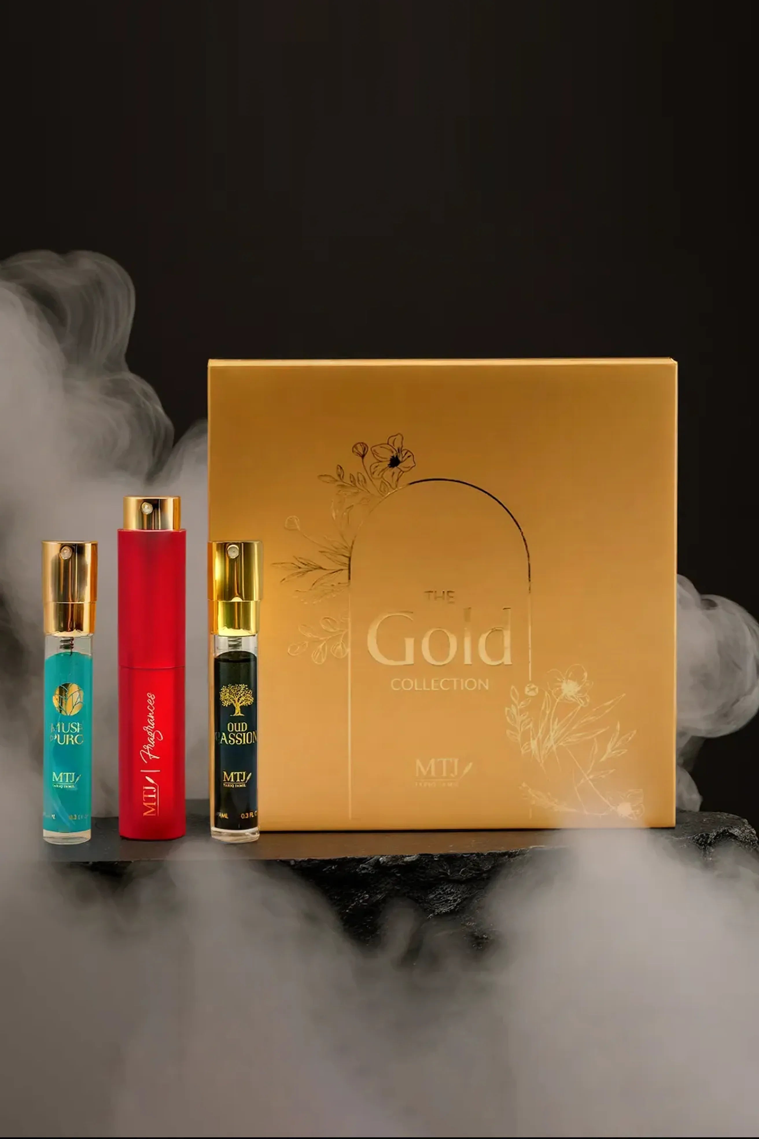 MTJ The Gold Collection Discovery Set | 3 Fragrances + Atomiser 