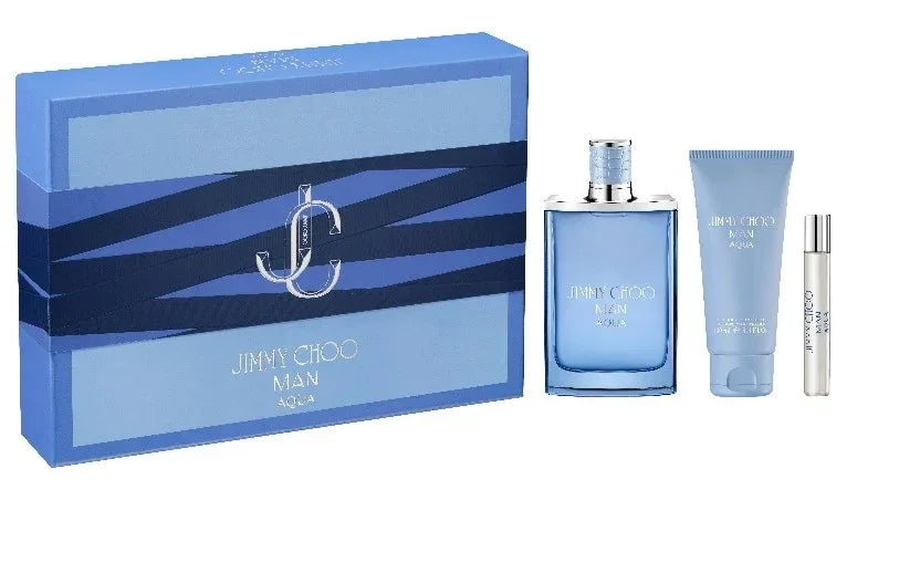 Jimmy Choo Aqua Man 3s Set (Edt 100ml+ Edt 7.5ml+ S/G 100ml)