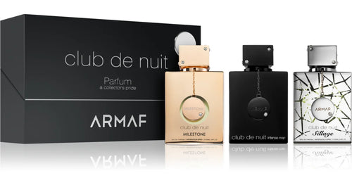 Armaf Men's Club De Nuit Gift Set Fragrances (30MLX3)