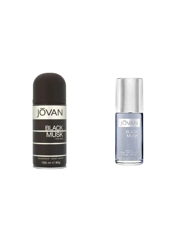 Jovan Black Musk Men Edt Gift Set (88ML + 150ML) 