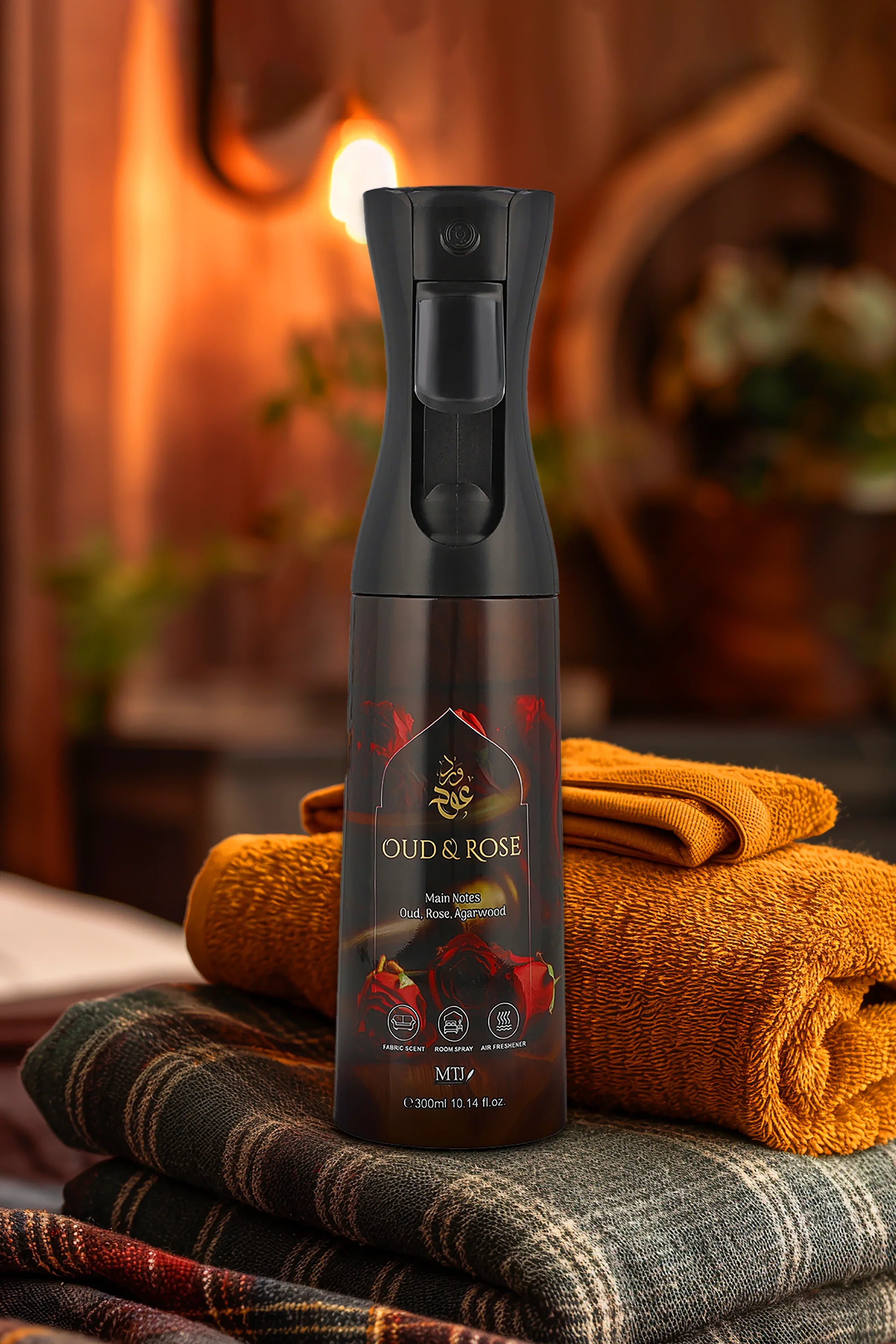 MTJ Oud & Rose Fabric Scent / Room Spray 