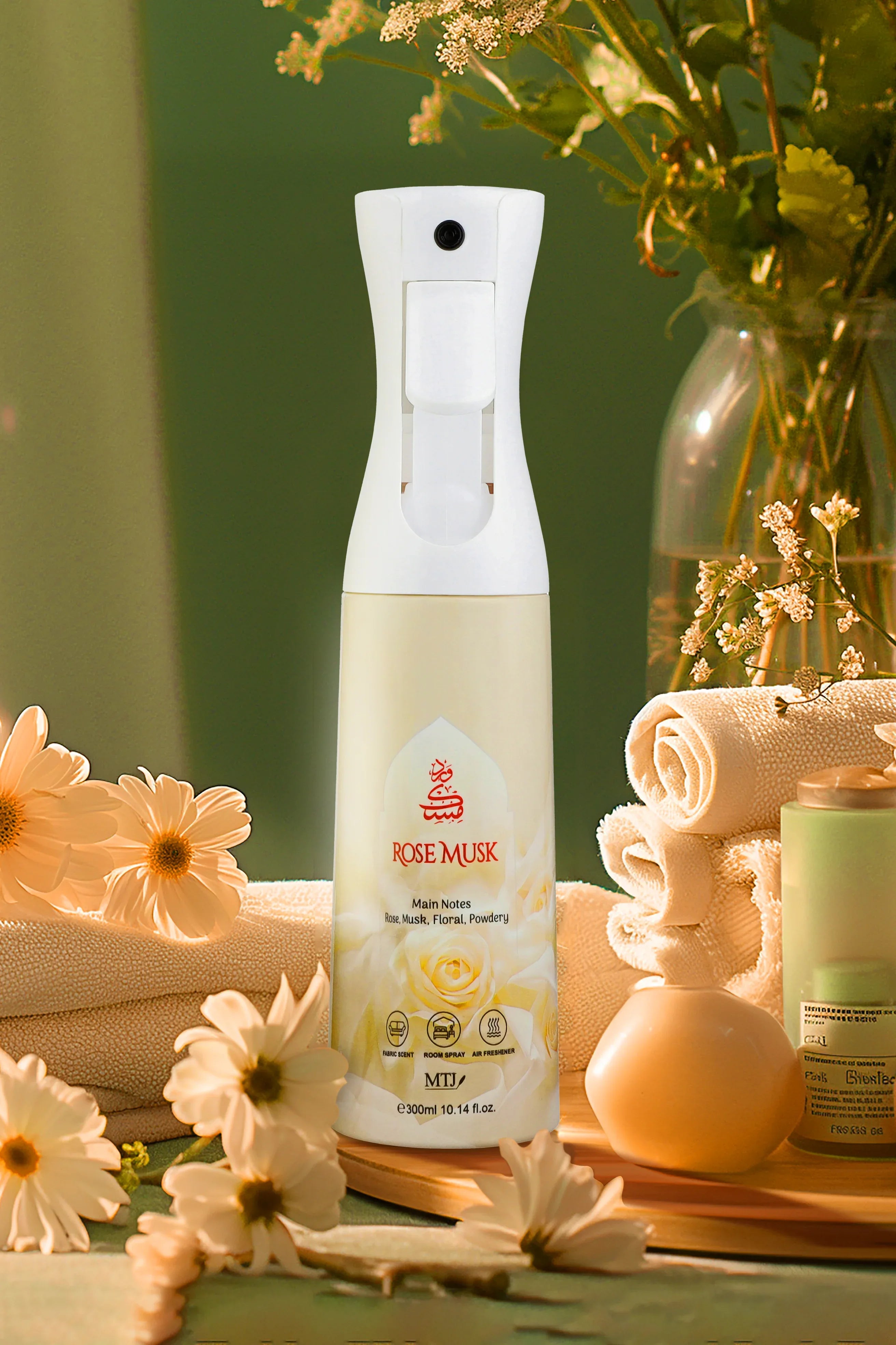 MTJ Rose Musk Fabric Scent / Room Spray 