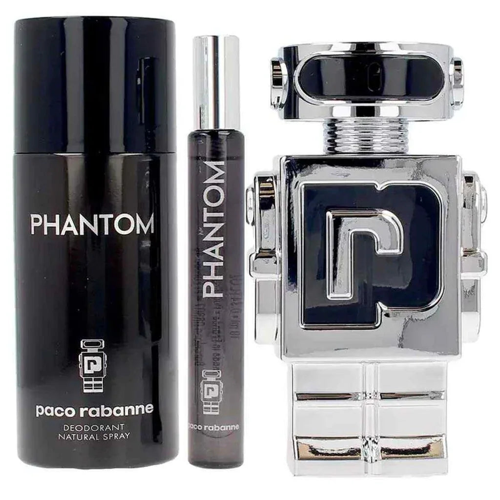 Paco Rabanne Phantom Men Set EDT 100Ml+EDT 10Ml+B Spray 150Ml 